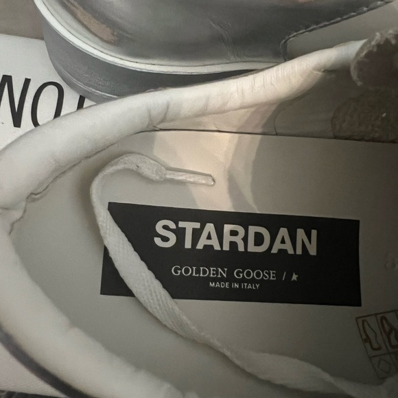 GOLDEN GOOSE 
Leather Stardan Sneakers - Picture 8 of 10